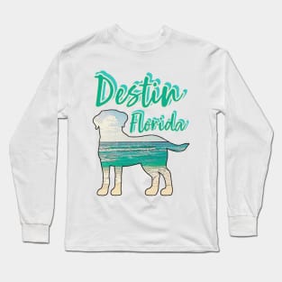 Destin Florida Vintage-Look Long Sleeve T-Shirt